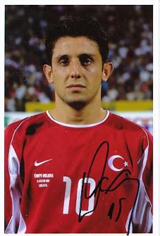 Nihat Kahveci  Türkei  Fußball Autogramm Foto original signiert 