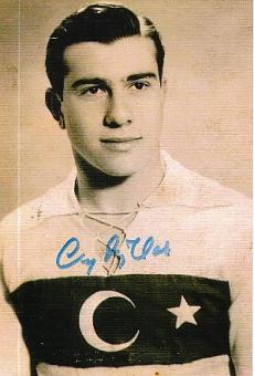 Coskun Tas   Türkei WM 1954  Fußball Autogramm Foto original signiert 