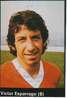Victor Esparrago  Uruguay  WM 1966  Fußball Autogramm Foto original signiert 