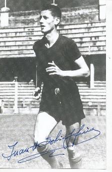 Juan Schiaffino † 2002  Uruguay Weltmeister WM 1950    Fußball  Autogramm Foto  original signiert 