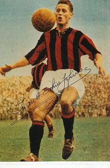 Juan Schiaffino † 2002  AC Mailand &  Uruguay Weltmeister WM 1950    Fußball  Autogramm Foto  original signiert 