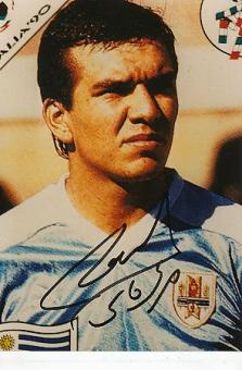 Ruben Sosa   Uruguay  WM 1990    Fußball  Autogramm Foto  original signiert 