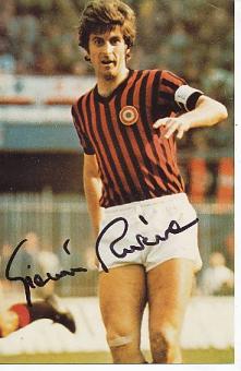 Gianni Rivera  AC Mailand  &  Italien  Fußball Autogramm Foto original signiert 