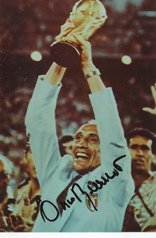 Enzo Bearzot † 2010 Italien Weltmeister WM 1982 Fußball Autogramm Foto original signiert 