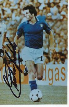 Gabriele Oriali Weltmeister WM 1982 Italien    Fußball Autogramm Foto original signiert 