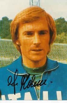 Francesco Morini † 2021 Italien WM 1974  Fußball Autogramm Foto original signiert 