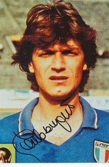 Giancarlo Antognoni Italien Weltmeister WM 1982  Fußball Autogramm Foto original signiert 