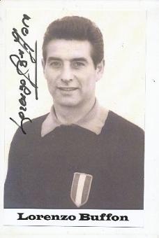Lorenzo Buffon  Italien WM 1962   Fußball  Autogramm Foto  original signiert 