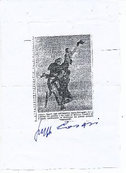 Giuseppe Casari † 2013 Italien WM 1950  Fußball Autogramm Blatt original signiert 