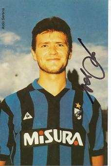 Aldo Serena  Inter Mailand  Fußball Autogramm Foto original signiert 