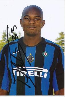 Pierre Wome   Inter Mailand  Fußball Autogramm Foto original signiert 