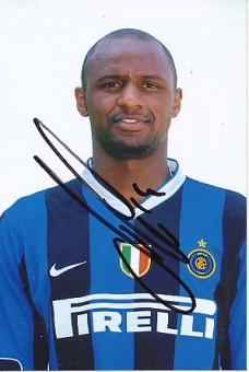 Patrick Vieira  Inter Mailand  Fußball Autogramm Foto original signiert 