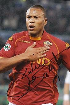 Julio Baptista   AS Rom   Fußball Autogramm Foto original signiert 