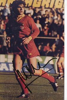 Giuseppe Giannini    AS Rom   Fußball Autogramm Foto original signiert 