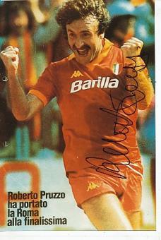 Roberto Pruzzo   AS Rom   Fußball Autogramm Foto original signiert 