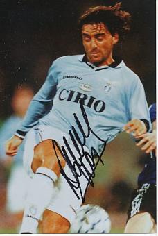 Roberto Mancini  Lazio Rom   Fußball Autogramm Foto original signiert 