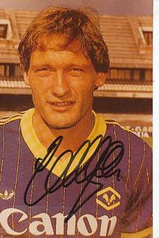 Preben Elkjaer Larsen  Hellas Verona   Fußball Autogramm Foto original signiert 