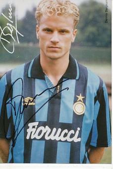 Dennis Bergkamp  Inter Mailand  Fußball Autogramm Foto original signiert 