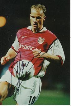Dennis Bergkamp  FC Arsenal London  Fußball Autogramm Foto original signiert 