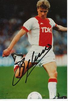 Dennis Bergkamp  Ajax Amsterdam  Fußball Autogramm Foto original signiert 