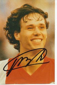 Marco van Basten  Ajax Amsterdam  Fußball Autogramm Foto original signiert 