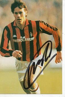 Marco van Basten  AC Mailand  Fußball Autogramm Foto original signiert 