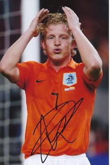 Dirk Kuyt  Holland  Fußball Autogramm Foto original signiert 