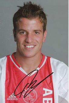 Rafael van der Vaart  Ajax Amsterdam  Fußball Autogramm Foto original signiert 