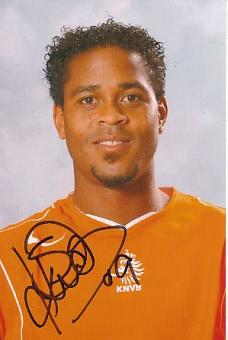 Patrick Kluivert  Holland  Fußball Autogramm Foto original signiert 