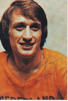 Rob Rensenbrink † 2020  Holland  WM 1974  Fußball Autogramm Foto original signiert 