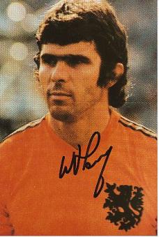 Wim van Hanegem  Holland  WM 1974  Fußball Autogramm Foto original signiert 