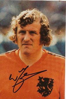 Wim Jansen † 2022  Holland  WM 1974  Fußball Autogramm Foto original signiert 