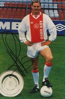 Ronald De Boer  Ajax Amsterdam   Fußball Autogramm Foto original signiert 