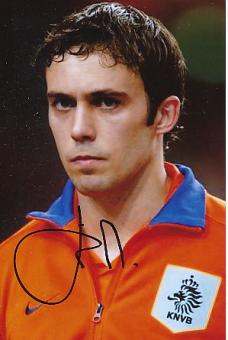 Joris Mathijsen  Holland   Fußball Autogramm Foto original signiert 