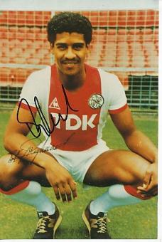 Frank Rijkaard  Ajax Amsterdam   Fußball Autogramm Foto original signiert 