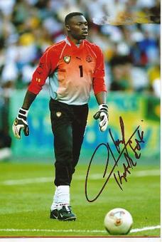 Carlos Kameni  Kamerun WM 2002  Fußball Autogramm Foto original signiert 