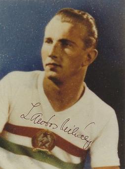 Mihaly Lantos † 1989  Ungarn   WM 1954  Fußball Autogramm Foto original signiert 
