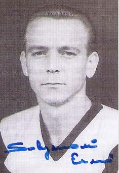 Ernö Solymosi † 2011  Ungarn WM 1962  Fußball Autogramm Foto original signiert 