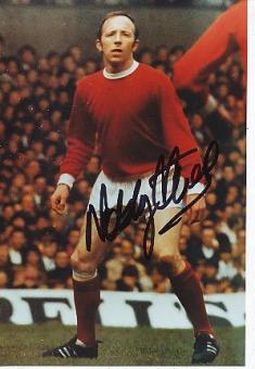 Nobby Stiles † 2020   Manchester United  1968  Europapokalsieg  Fußball Autogramm Foto original signiert 