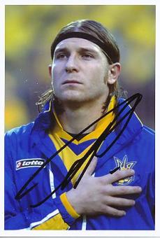 Andriy Voronin  Ukraine  Fußball Autogramm Foto original signiert 
