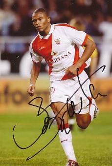 Julio Baptista  FC Sevilla  Fußball Autogramm Foto original signiert 