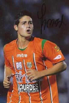 James Rodriguez  Kolumbien   Fußball Autogramm Foto original signiert 