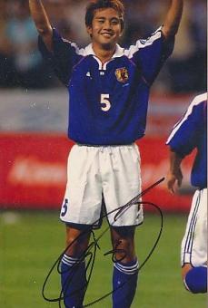 Jun’ichi Inamoto   Japan  WM 2002  Fußball Autogramm Foto original signiert 
