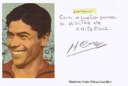 Humberto Carlos Cruz Silva  Chile  WM 1962  Fußball Autogramm Foto original signiert 