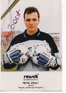 Petri Zsolt  Ungarn  Fußball Autogramm Foto original signiert 