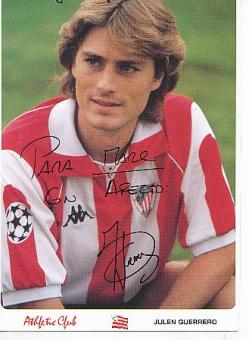 Julen Guerrero  Athletic Bilbao  Fußball Autogrammkarte original signiert 