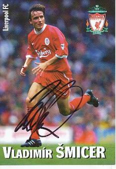 Vladimir Smicer  FC Liverpool  Fußball Autogrammkarte original signiert 