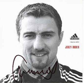 Jerzy Dudek  Polen  Fußball Autogrammkarte original signiert 