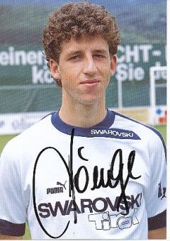 Alfred Hörtnagl   FC Swarovski Tirol  Fußball Autogrammkarte original signiert 