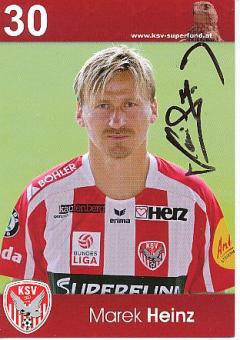 Marek Heinz  KSV Superfund  Fußball Autogrammkarte original signiert 